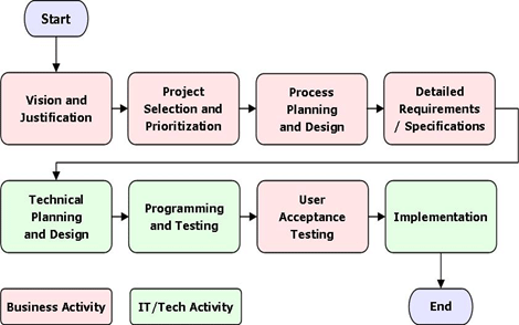 Figure 1 - Project Management Lifecycle Process