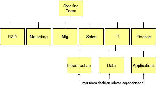 Figure 5: Team organization
