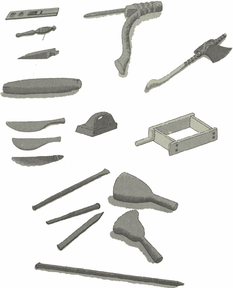 Figure 4: Various building tools
