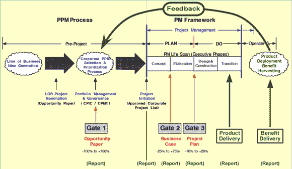 Figure 3: Enterprise Project Portfolio Management System Life Cycle