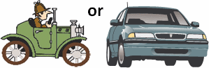 jalopy or sedan